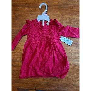 Holiday sweater dress NWT 9m brick red